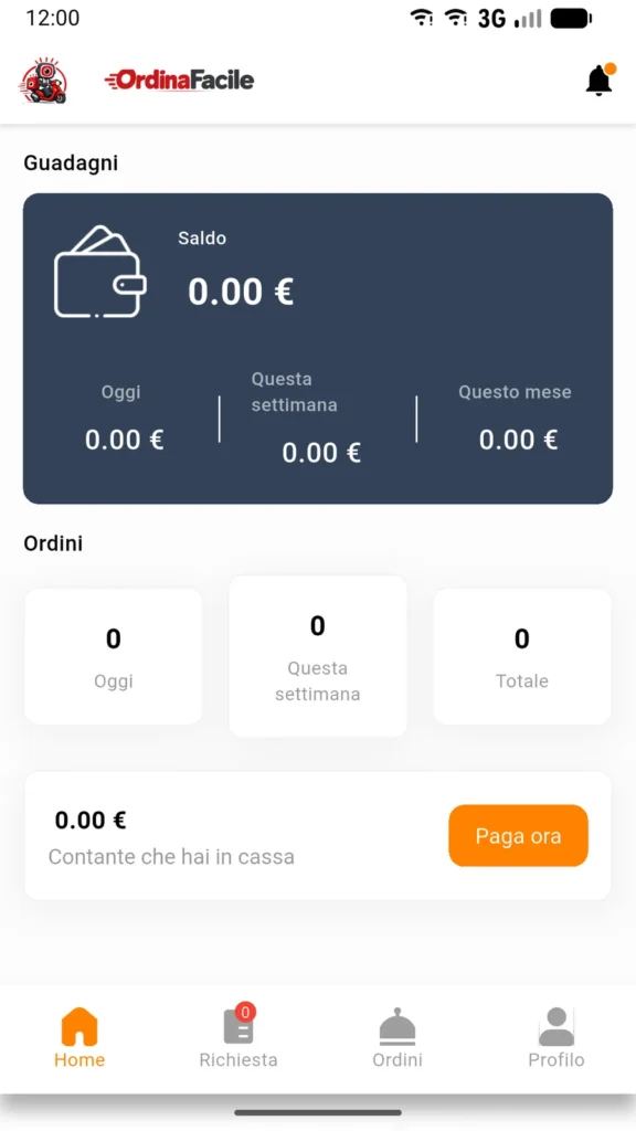Ordina Facile, schermata 5
