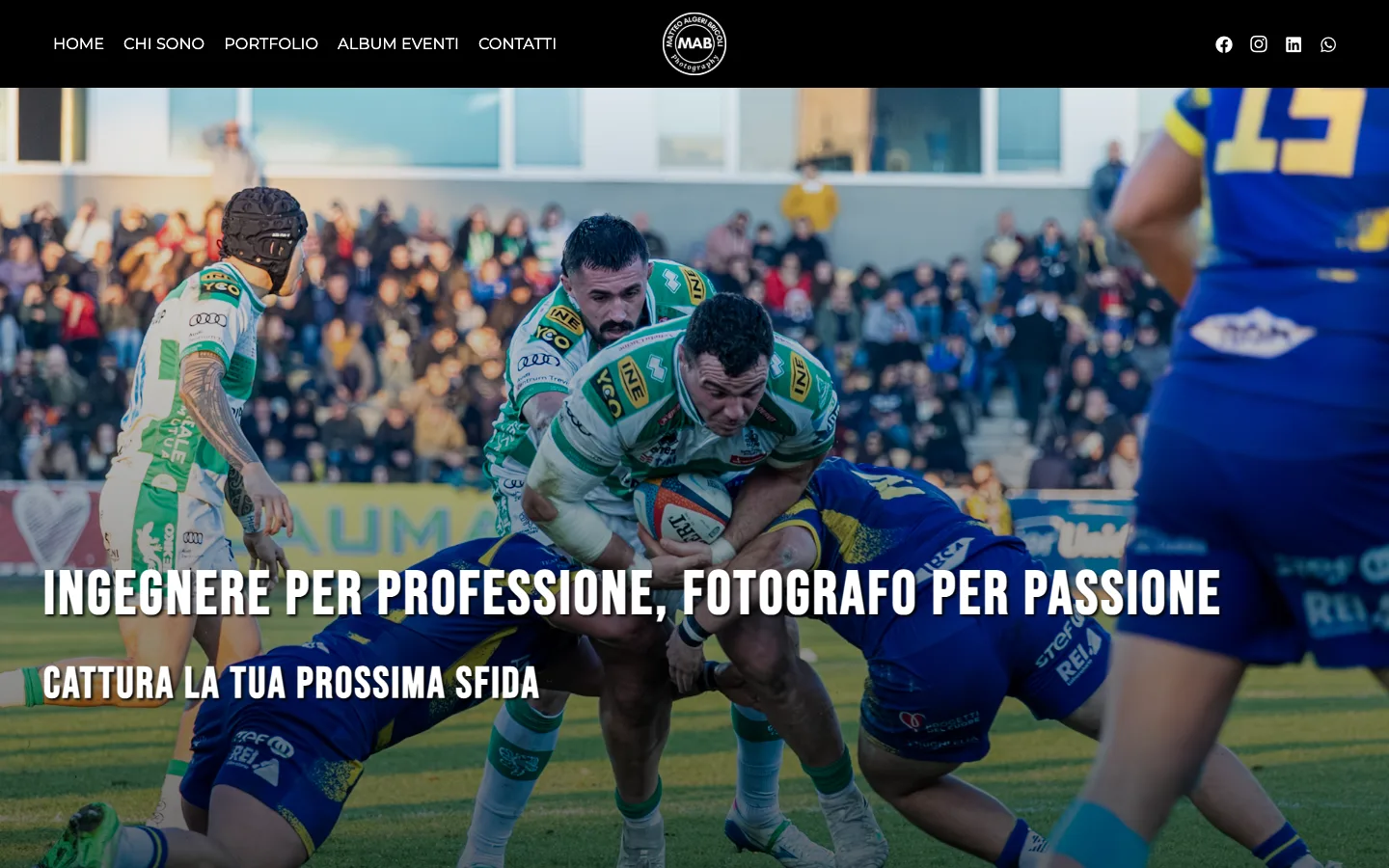 Matteo Algeri Bricoli, fotografo sportivo